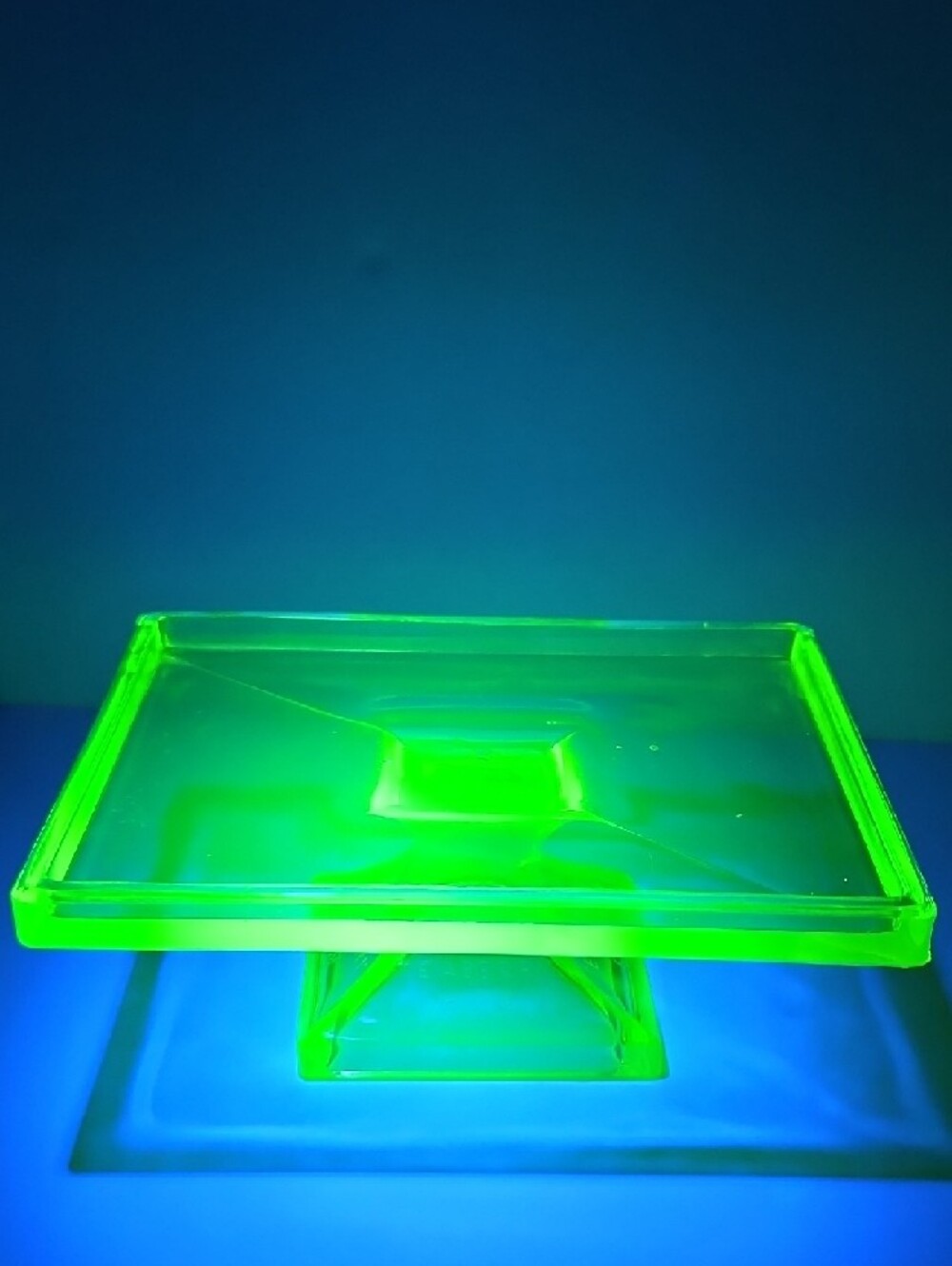 VASELINE GLASS ADVERTISING STAND CLARK'S TEABERRY GUM - Picture 8 of 8